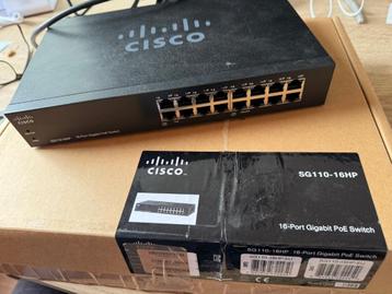 Cisco SG110-HP - 16-Port Gigabit PoE Switch beschikbaar voor biedingen