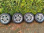 Orginele licht metalen Hyundai velgen + winterbanden, Gebruikt, Banden en Velgen, 17 inch, Personenwagen