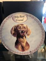 Sweet Lake Weimaraner Bord - My Best Friend Collectie, Ophalen of Verzenden