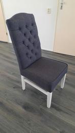 6 stuk Eetkamerstoelen Gecapitonneerd Handgemaakt Grijs, Huis en Inrichting, Stoelen, Ophalen, Grijs