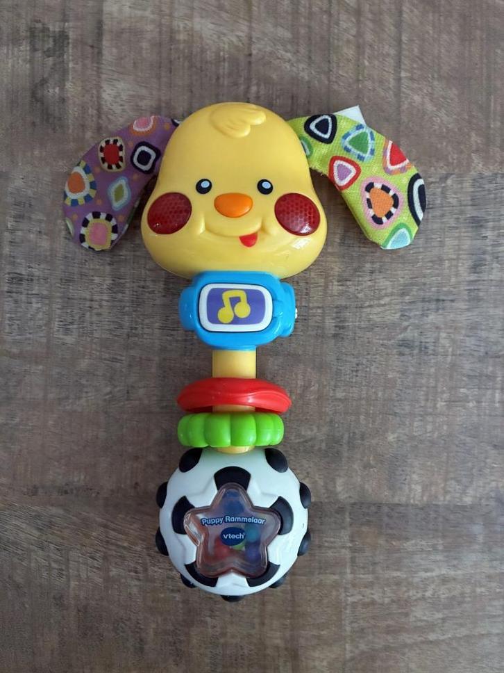 Vtech Puppy Rammelaar met licht & geluid. PRIMA staat., Kinderen en Baby's, Speelgoed | Babyspeelgoed, Gebruikt, Rammelaar, Met licht