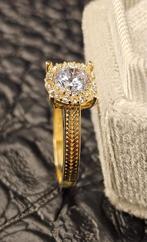 Prachtige 14k dames gouden ring, Nieuw, Ophalen of Verzenden, 17 tot 18, Dame