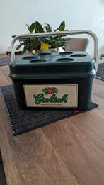 vintage koelbox voor 12 blikken bier van Grolsch, Gebruikt, Koelelement