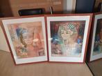 Portrait koningin Nefetiti en Tutankhamon, Huis en Inrichting, Ophalen, Minder dan 50 cm, Zo goed als nieuw, Minder dan 50 cm
