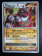 Rhyperior Lv X #DP29 Black star promo Pokémon kaart, Ophalen of Verzenden, Zo goed als nieuw, Losse kaart