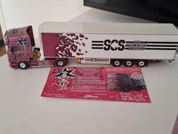 Tekno Scania SCS Pink Panther Trekker Oplegger beschikbaar voor biedingen