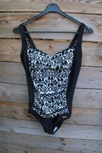 Badpak zwart/ creme Lascana mt 40 C Cup Vaste prijs, LAscana, Zwart, Badpak, Ophalen of Verzenden