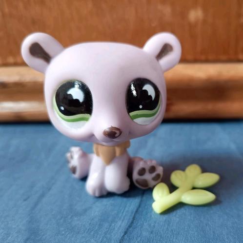 Lps paarse ijsbeer #833, Verzamelen, Poppetjes en Figuurtjes, Zo goed als nieuw, Ophalen of Verzenden