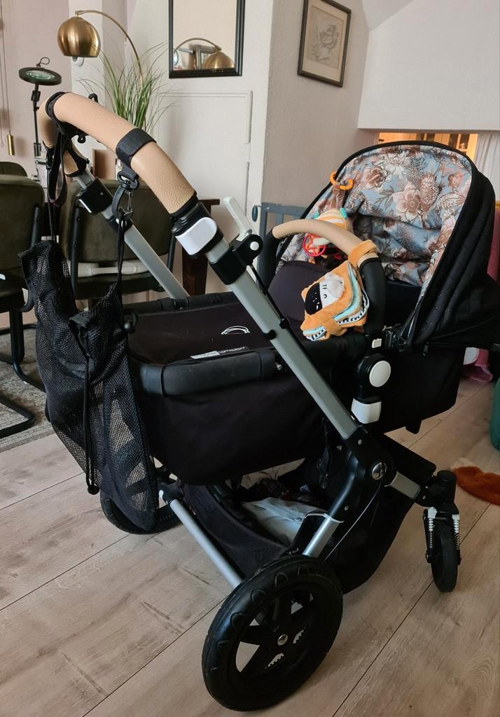 Bugaboo cameleon 3, Kinderen en Baby's, Kinderwagens en Combinaties, Zo goed als nieuw, Combiwagen, Bugaboo, Met reiswieg, Verstelbare duwstang