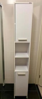 Hoge badkamerkast losstaand, Huis en Inrichting, Badkamer | Badkamermeubels, Ophalen, (Half)hoge kast, Minder dan 50 cm, Gebruikt