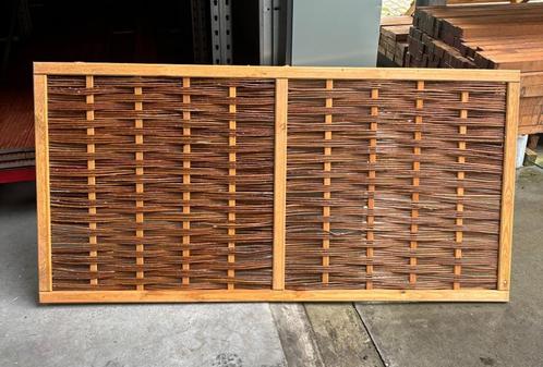 Tuinscherm wilg in frame 180 x 90 cm, Tuin en Terras, Tuinschermen, Nieuw, Hout, 150 tot 200 cm, Minder dan 100 cm, Ophalen