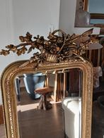 Prachtige grote Antieke Franse Spiegel Kuifspiegel, Antiek en Kunst, Antiek | Spiegels, Ophalen, Rechthoekig, 50 tot 100 cm, 150 tot 200 cm