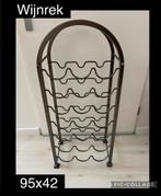 Metalen wijnrek voor 15 flessen 2 stuks, Huis en Inrichting, Woonaccessoires | Wijnrekken, Gebruikt, 15 tot 25 flessen, Ophalen of Verzenden