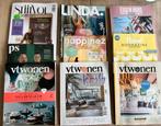 Tijdschriften pakket zomer Linda vtwonen Flow Happinez, Ophalen of Verzenden, Zo goed als nieuw, Damesbladen