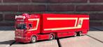 TEKNO Scania 4serie Topline met 2 assige bloemen, Hobby en Vrije tijd, Modelauto's | 1:50, Ophalen of Verzenden, Bus of Vrachtwagen