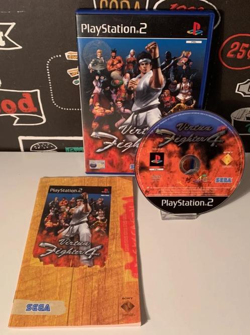 Virtua Fighter 4 - PS2 - Iksgames, Spelcomputers en Games, Games | Sony PlayStation 2, Zo goed als nieuw, Vechten, 2 spelers, Vanaf 12 jaar