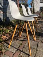 Vitra DSW barstoelen Eames grijs, Ophalen, Gebruikt, Hout, Met voetsteun