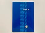 Alfa Romeo 75  Brochure Speciale Dealer uitgave, Ophalen of Verzenden, Zo goed als nieuw, Alfa Romeo