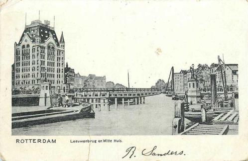 (300-242-005) Rotterdam Leeuwenbrug en Witte Huis, Verzamelen, Ansichtkaarten | Nederland, Zuid-Holland, Verzenden