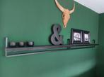 Light en Living wandplank zwart/metaal 2 stuks, Ophalen, Zo goed als nieuw