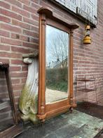 Antieke spiegel geslepen 115x60, Ophalen, Rechthoekig