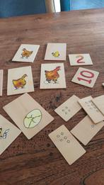 Janbibejan Houten Educatief Spel - Kip en Ei, Ophalen of Verzenden, Zo goed als nieuw, Puzzelen