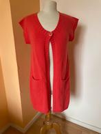FTC Cashmere Vest - Coral Rood - Maat S, Kleding | Dames, Truien en Vesten, Ophalen of Verzenden, Zo goed als nieuw, Maat 36 (S)