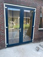 Kunststof kozijn met tuindeuren 198*248, Ophalen, Gebruikt, Kunststof, Minder dan 3 meter