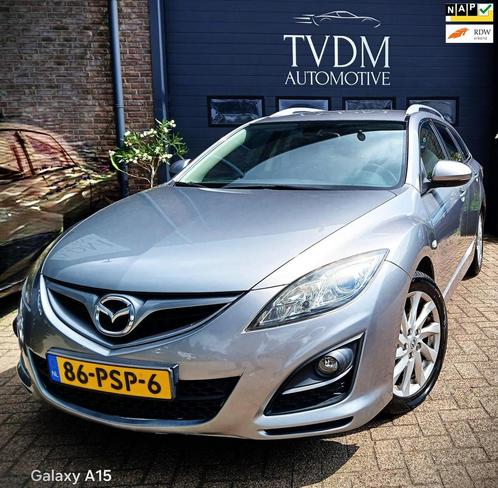 Mazda 6 Sportbreak 2.0 GT-M Line|NAVI|TREKHAAK|LEDER|CLIMATE, Auto's, Mazda, Bedrijf, Te koop, 6 sportbreak, ABS, Airbags, Airconditioning