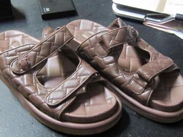 Kurt Geiger London Orson gevoerde sandalen Bruin mt 41 beschikbaar voor biedingen