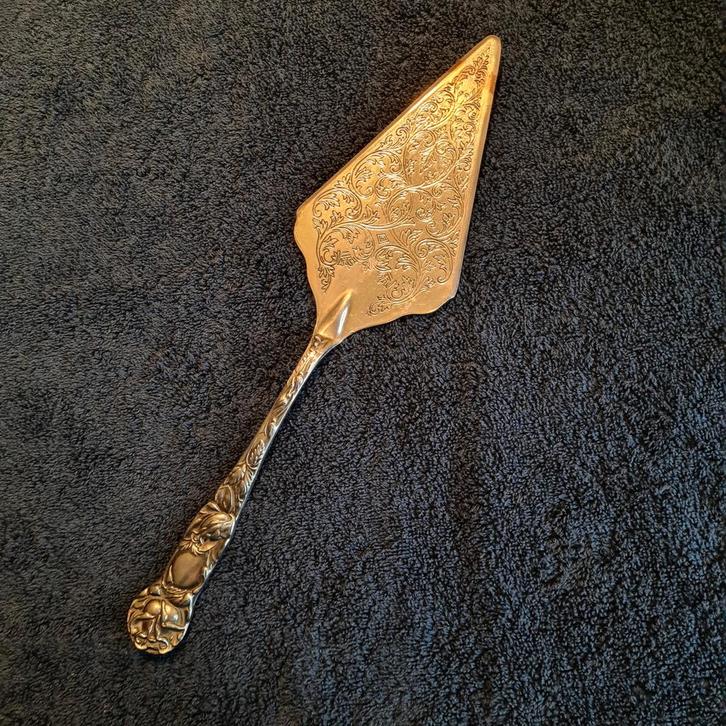 Verzilverde Italiaanse Taartschep, Antiek en Kunst, Antiek | Bestek, Ophalen of Verzenden