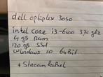 Dell optiplex 3040 i3-6100 4gb ram 120gb ssd Windows 10 64bi, Computers en Software, Desktop Pc's, Gebruikt, Ophalen of Verzenden