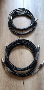 4x Professionele DMX kabels Neutrik NC3MXX NC3FXX, Ophalen of Verzenden, Nieuw, Overige typen