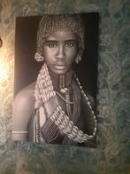 Portret Afrikaanse vrouw., Ophalen of Verzenden