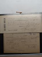 Oude Rekeningen Gas & Water - Haarlem 1897, Ophalen of Verzenden, Voor 1920, Nederland, Knipsel(s)