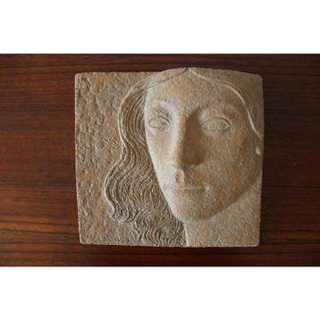 Joop van Kralingen Terracotta Tegel Gesigneerd beschikbaar voor biedingen