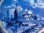 Delftsblauw wandbord diameter 30,5 cm gemarkeerd., Ophalen of Verzenden
