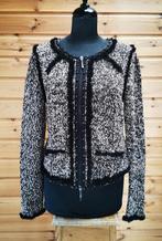 Gemêleerd bruin/zwart/beige vest, Ophalen of Verzenden, Zo goed als nieuw, Maat 38/40 (M), Zwart