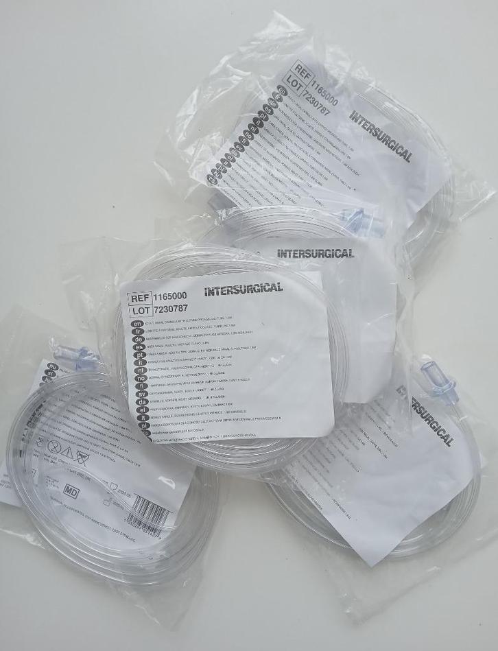 4 zuurstof brillen, Diversen, Verpleegmiddelen, Nieuw, Verzenden