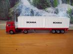 Tekno - Scania 141  - containertrailer  +  Scania containers, Hobby en Vrije tijd, Modelauto's | 1:50, Ophalen of Verzenden, Zo goed als nieuw
