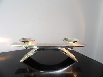 WMF Fifties design Kandelaar verzilverd, Kurt Radke 1 beschikbaar voor biedingen