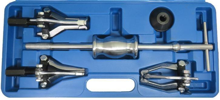 Lager / Poelie Trekkerset 5dlg. met glijhamer. - Nieuw, Auto diversen, Autogereedschap, Nieuw, Ophalen of Verzenden