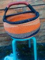 Bolgatanga mand Ghana uniek handgeweven afgeprijsd nu €30.00, Ophalen of Verzenden, Nieuw, Rond, Overige materialen