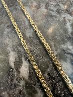 14k Gouden Byzantijnse Koningsketting - 65cm, Ophalen of Verzenden, Nieuw, Goud
