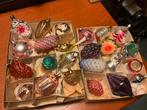 ANTIEKE KERSTBALLEN KLEUR, Ophalen of Verzenden, Zo goed als nieuw