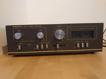 Eurofunk  EFA-4500 stereo versterker met vu meters beschikbaar voor biedingen