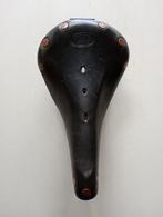 Vintage Brooks All Terrain Conquest Fietszadel, Leer Zadel, Fietsen en Brommers, Fietsonderdelen, Gebruikt, Oldtimer, Ophalen of Verzenden
