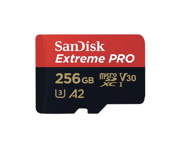 Originele SanDisk EXTREME PRO 256GB V30 A2 Micro SD XC, Audio, Tv en Foto, Fotografie | Geheugenkaarten, Gebruikt, MicroSDXC, 256 GB