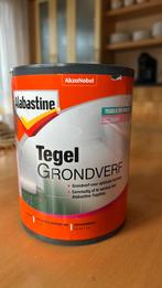 Tegelverf grondverf wit alabastine, Ophalen of Verzenden, Nieuw
