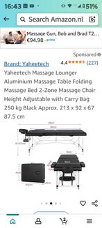 Massagetafel, Sport en Fitness, Massageproducten, Ophalen, Zo goed als nieuw, Massagetafel